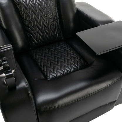 Comfort Max 270 Degree Swivel Power Recliner - Black
