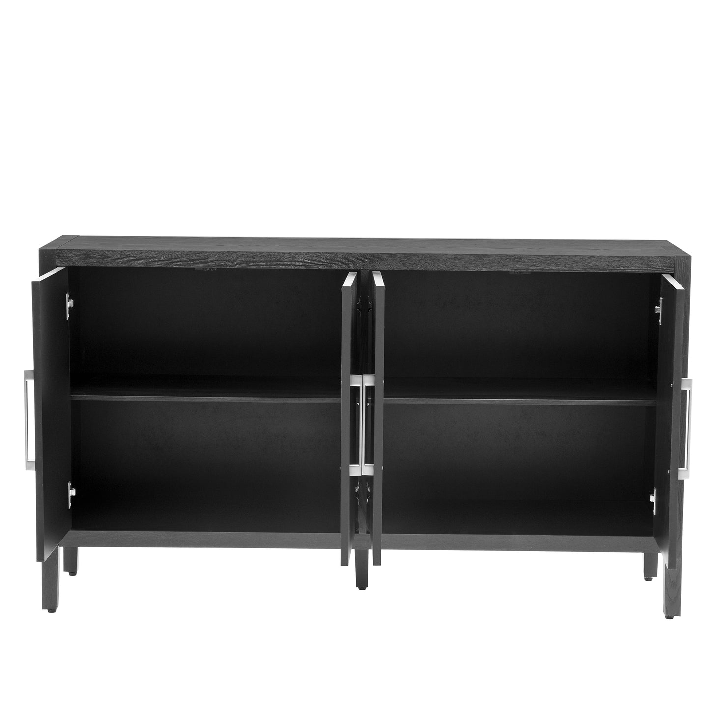 Marco Sideboard Wooden Cabinet - Black