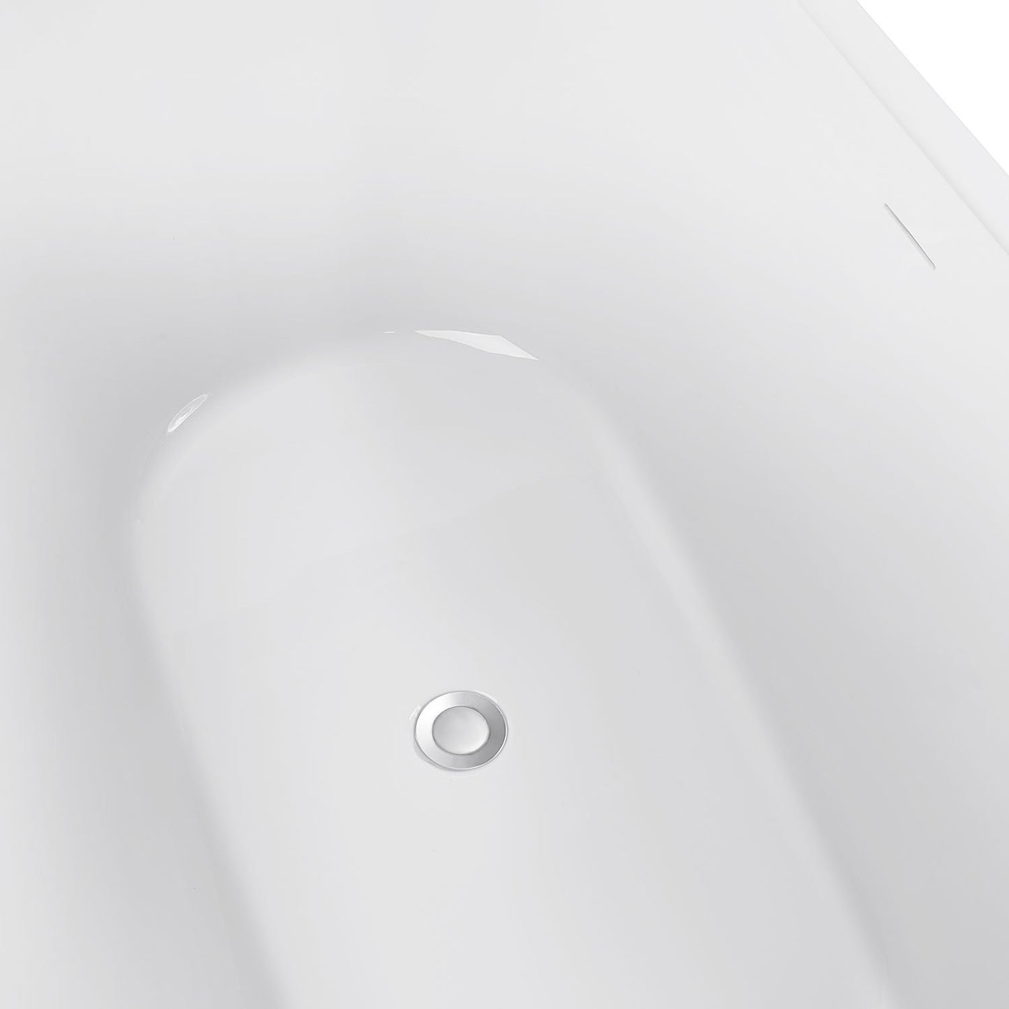 Maya 65" Acrylic Freestanding Soaking Bathtub  - White