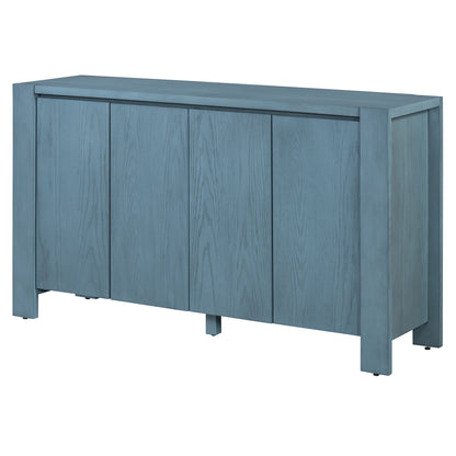 Cruz 4-door Sideboard - Navy Blue