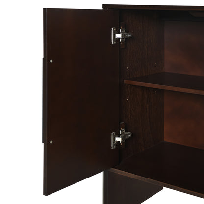 Miya Retro Sideboard Buffet - Espresso