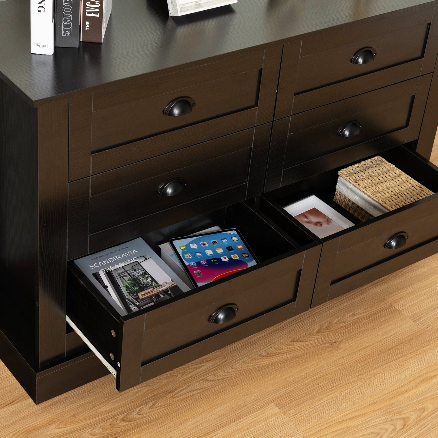 Knott Sideboard Cabinet - Dark Gray