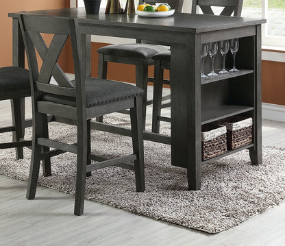 Benny Counter Height Chairs (Set of 2)- Gray Wash
