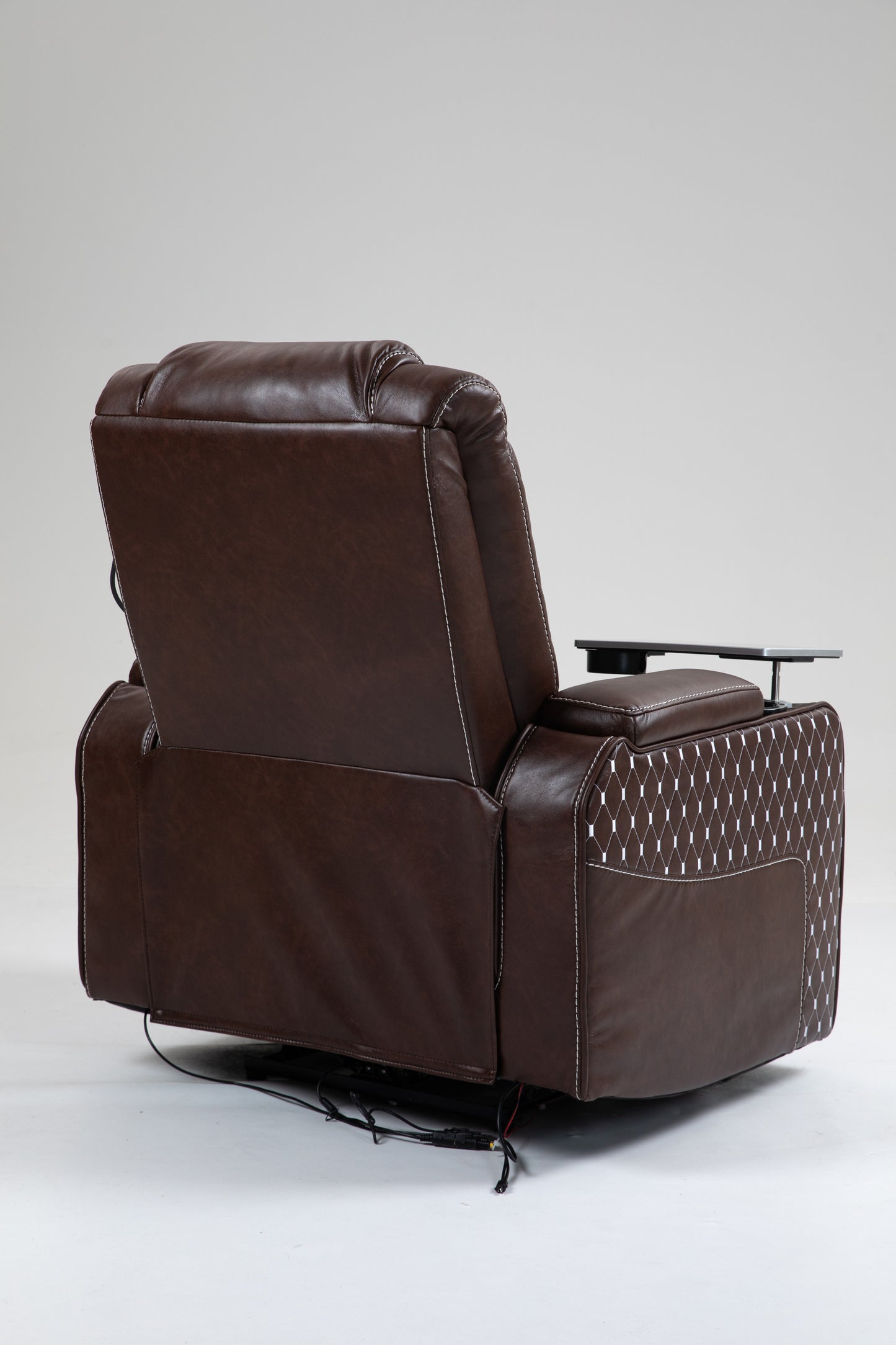 Warner One Power Recliner with Multifunctional Features - Brown