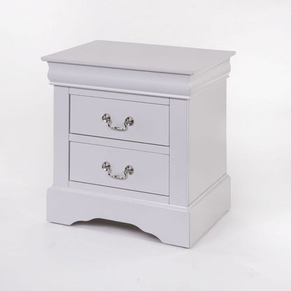 Louis Philippe III Nightstand - White 2