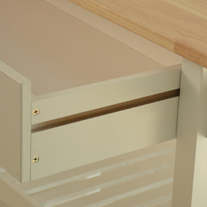 Cruiser Kitchen Island & Kitchen Cart  - White