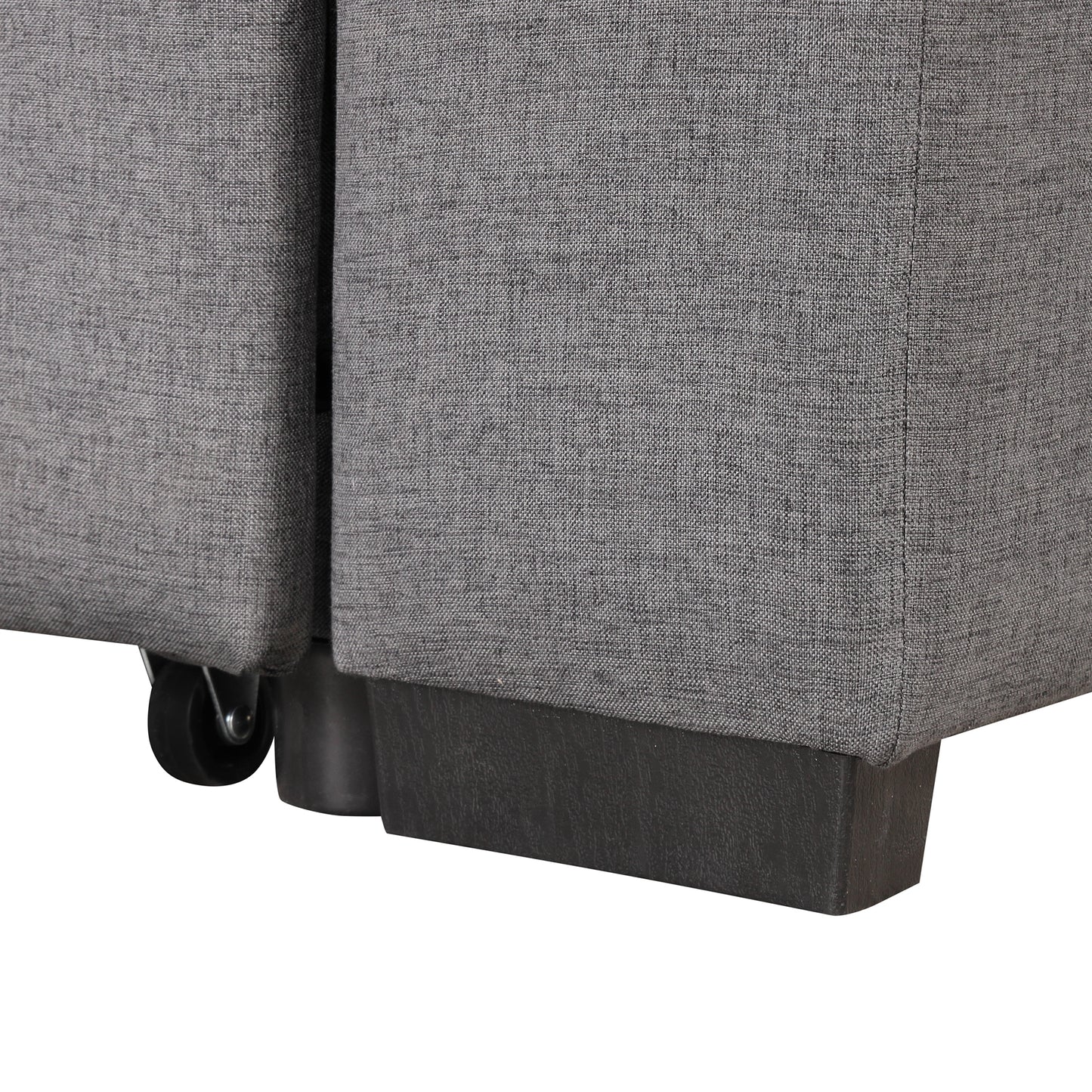 Kwame Sleeper Sectional Sofa - Dark Gray