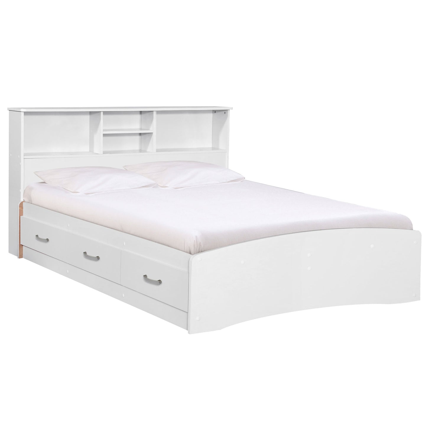 Go Green Woods California Wooden Full Captains Bed