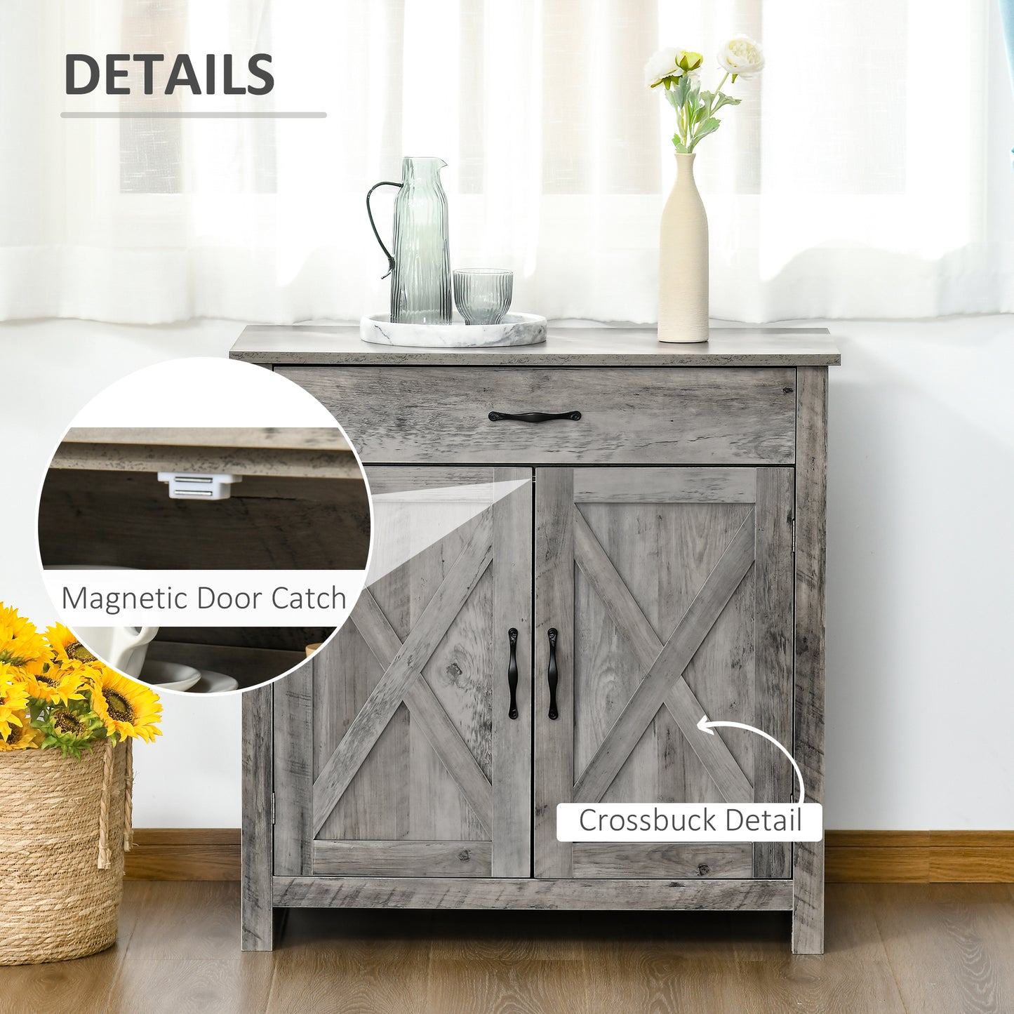 Nord Farmhouse Sideboard Buffet