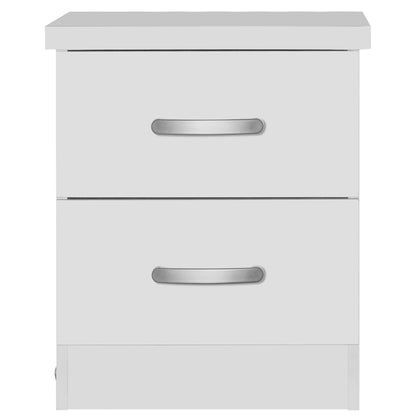 Go Green Woods Cindy Faux Wood 2 Drawer Nightstand