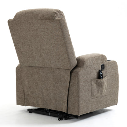 Logan Power Lift Recliner - Brown