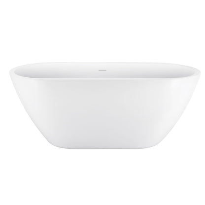 Maya 65" Acrylic Freestanding Soaking Bathtub  - White