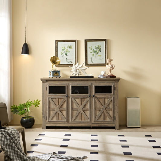 Rosa Farmhouse Sideboard Buffet - Gray Wash