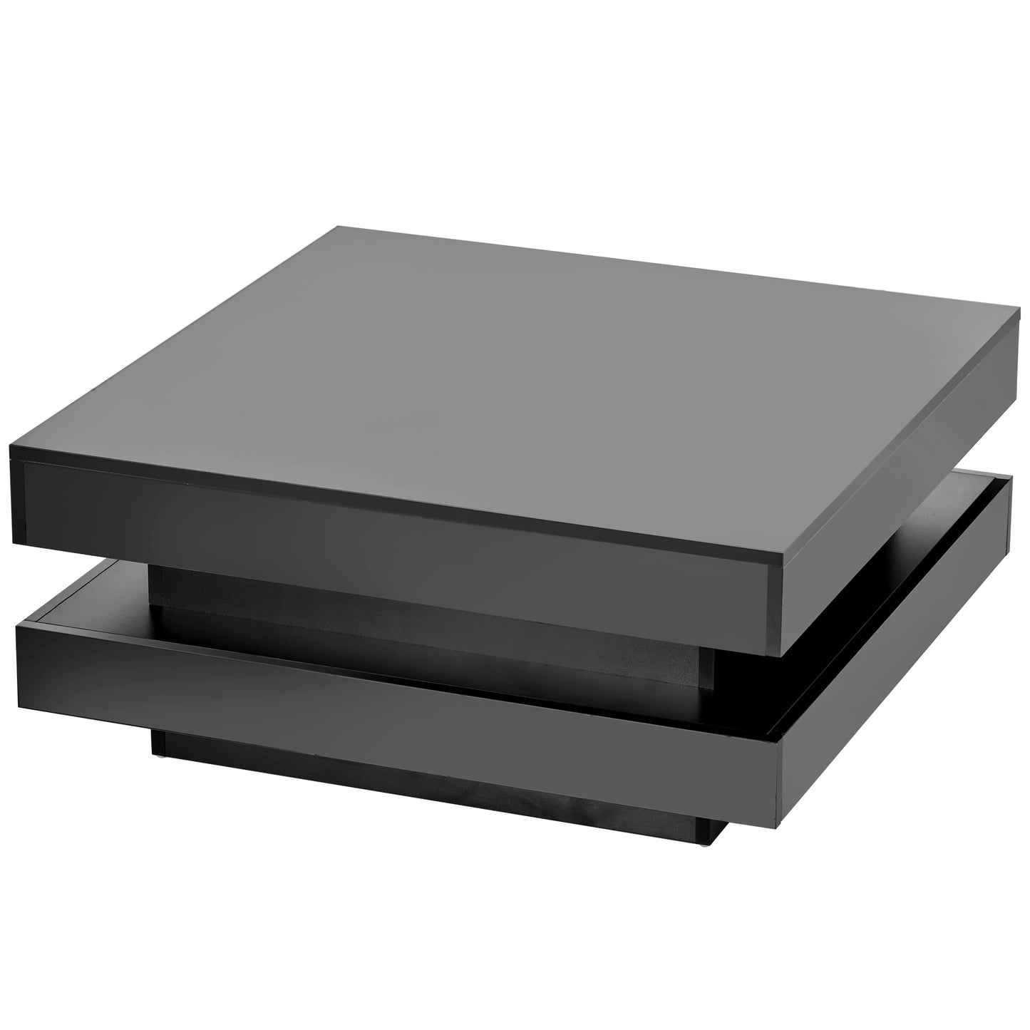 Lumina  Square Coffee Table -Black