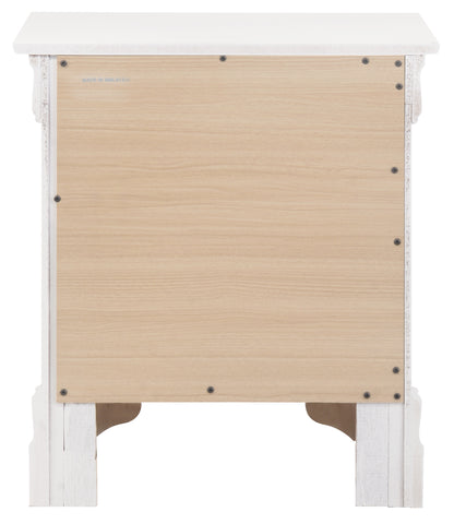 Louis Nightstand - White/Pink