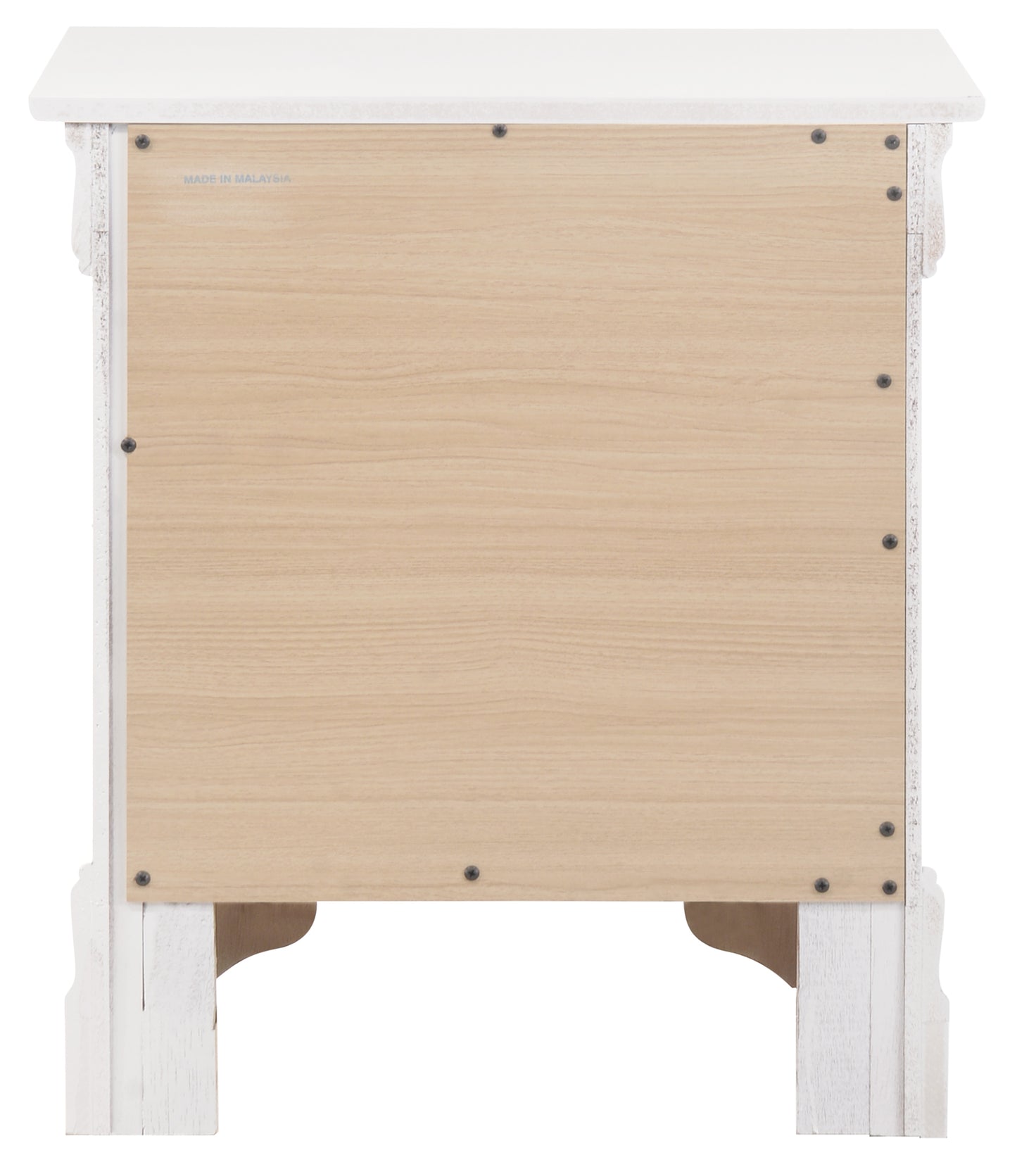 Louis Nightstand - White/Pink