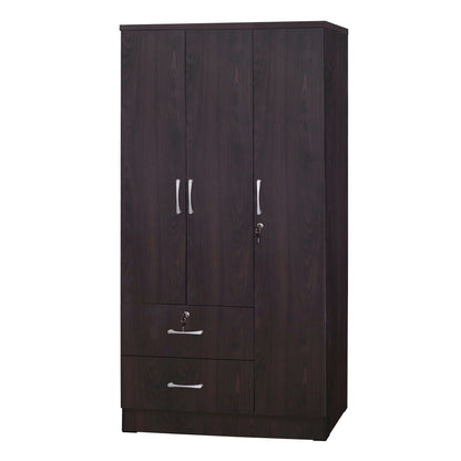 Go Green Woods Symphony Wardrobe Armoire Closet with Two Drawers