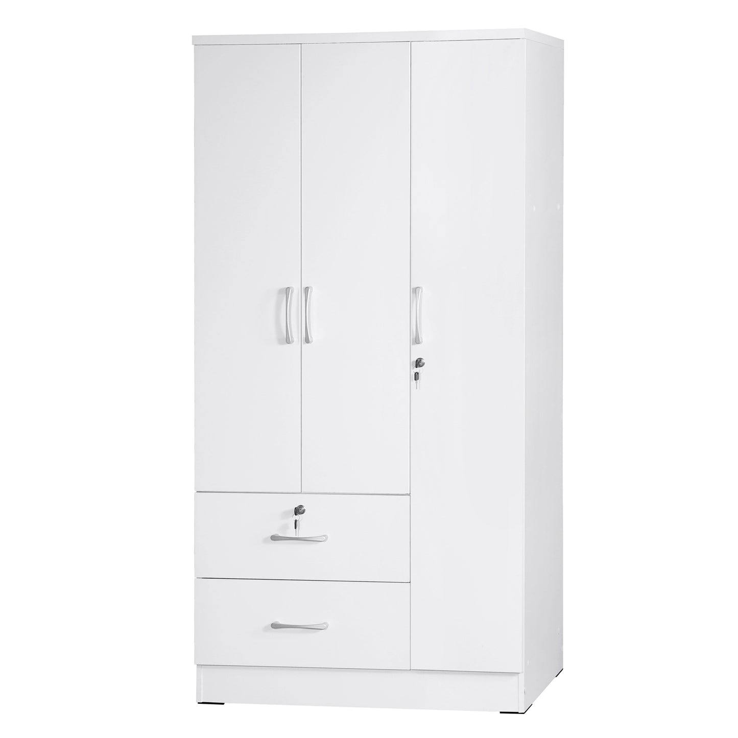 Go Green Woods Symphony Wardrobe Armoire Closet with Two Drawers