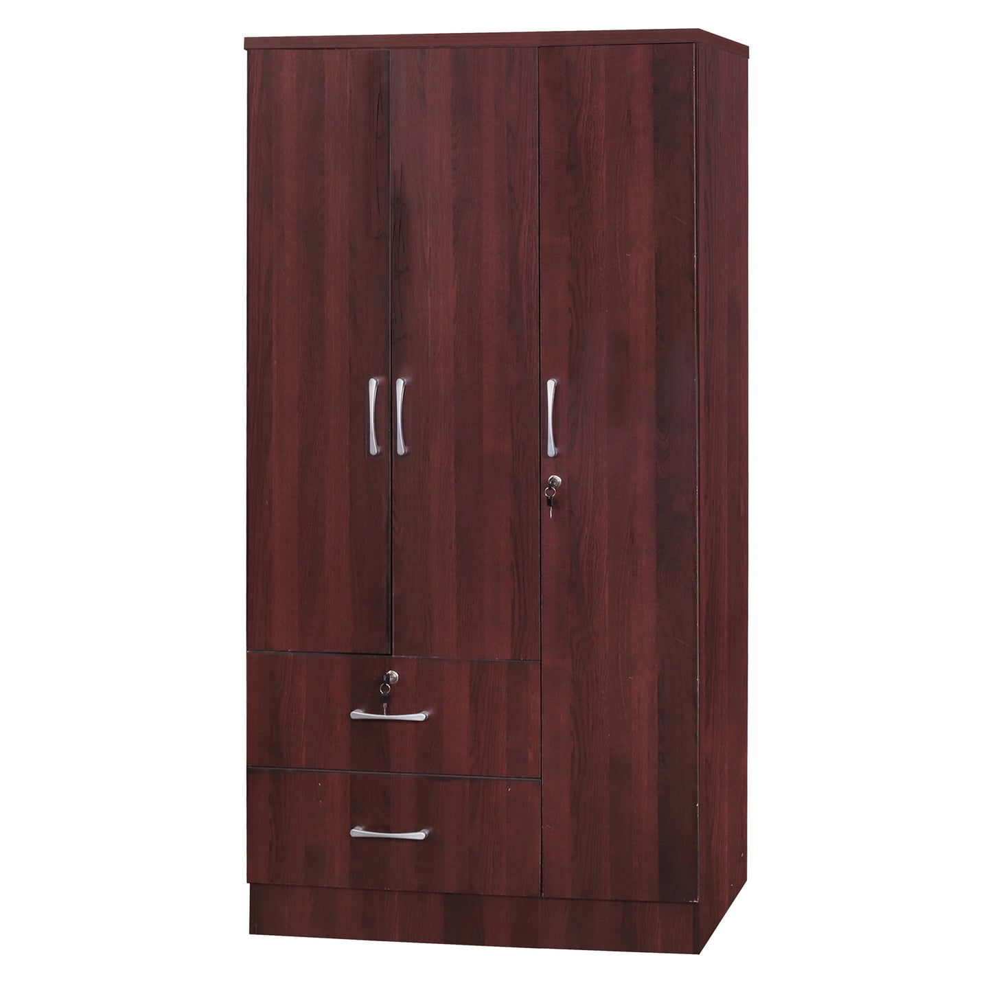 Go Green Woods Symphony Wardrobe Armoire Closet with Two Drawers