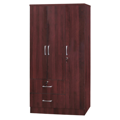 Go Green Woods Symphony Wardrobe Armoire Closet with Two Drawers
