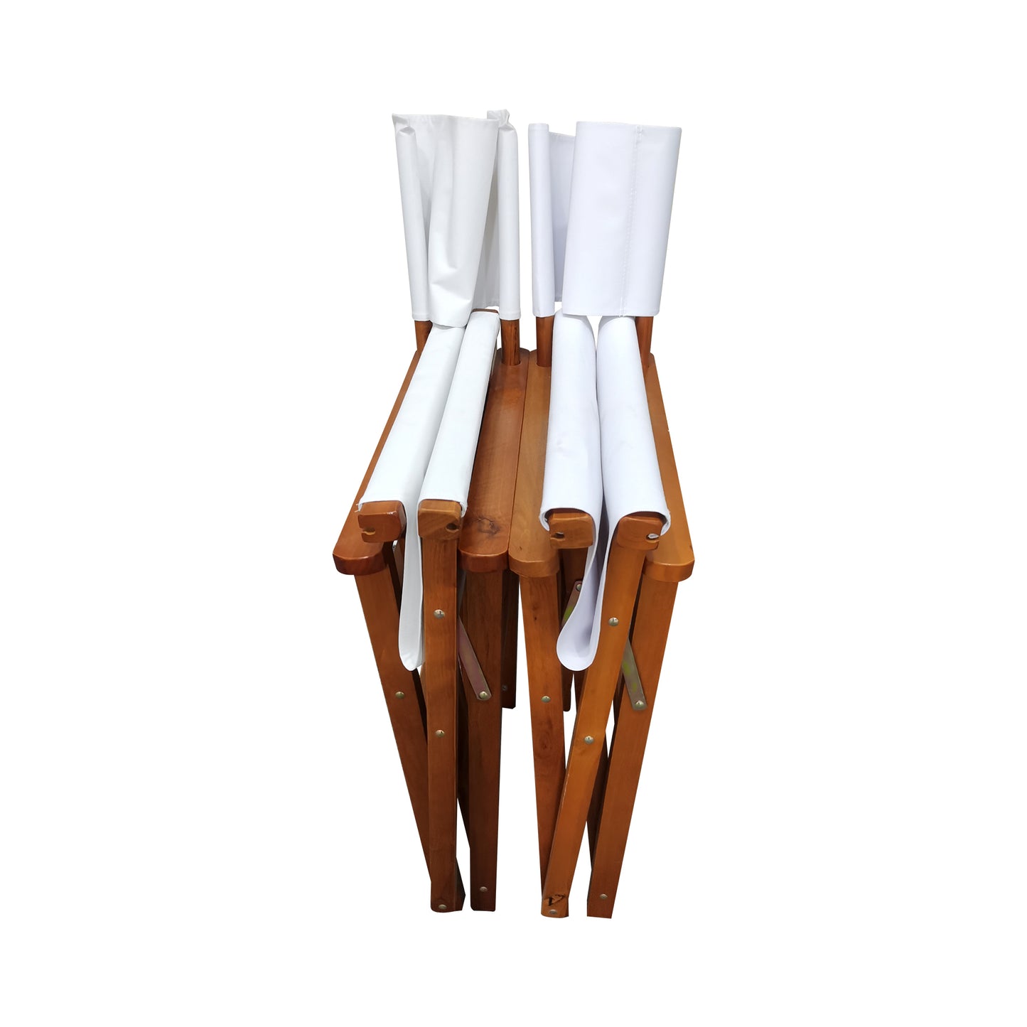 Nana Wooden Folding Director Chair - White