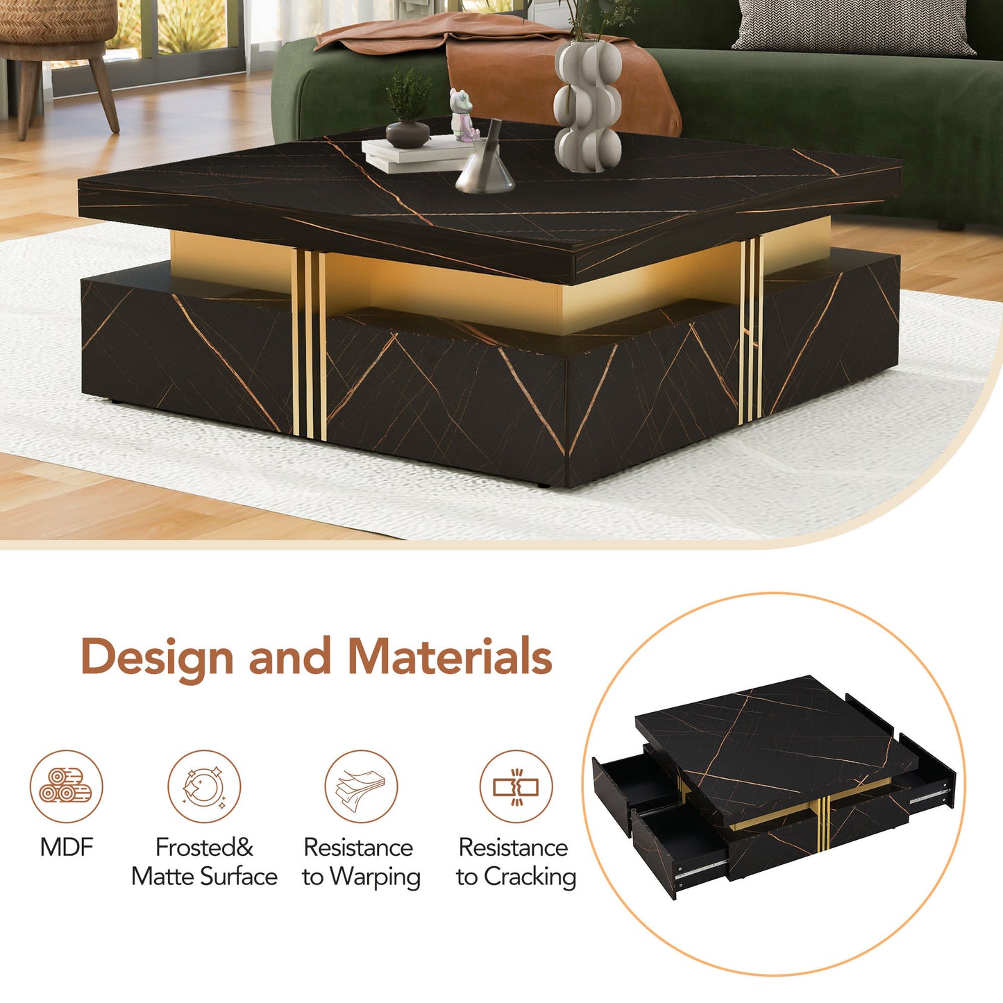 Stargate Coffee Table - Black