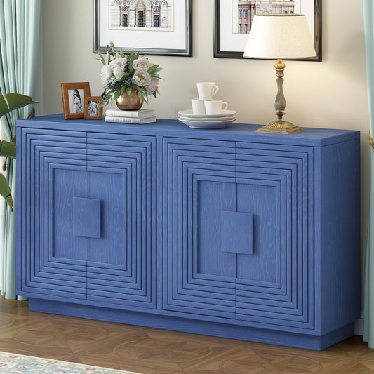 Alan Vintage Sideboard Buffet - Antique Navy Blue
