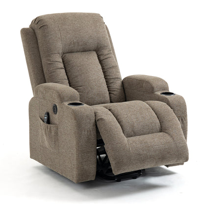 Logan Power Lift Recliner - Brown