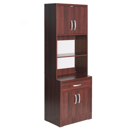 Go Green Woods Shelby Tall Wooden Kitchen Pantry