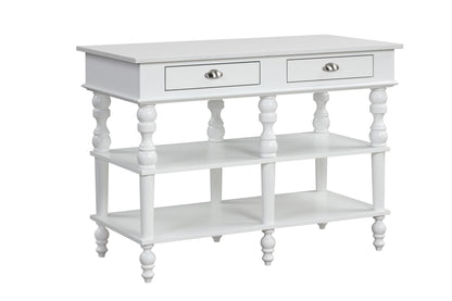 Prep-Master Kitchen Island - White