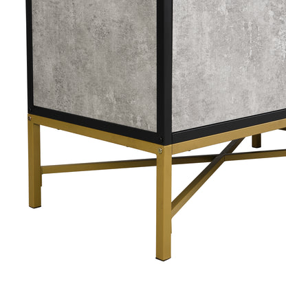 Ami  Four-Door Sideboard - Gray