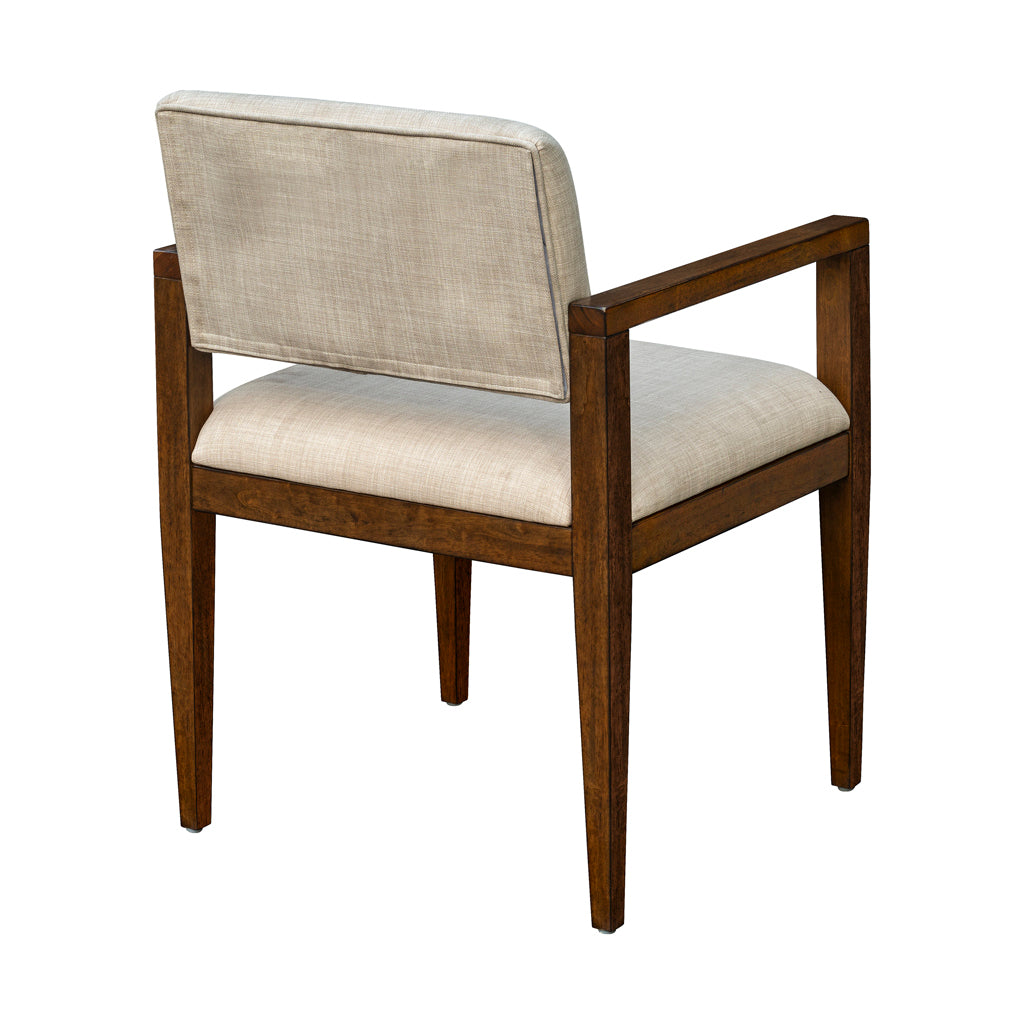 Lawrence Upholstered Dining Chairs with Arms (Set of 2)
