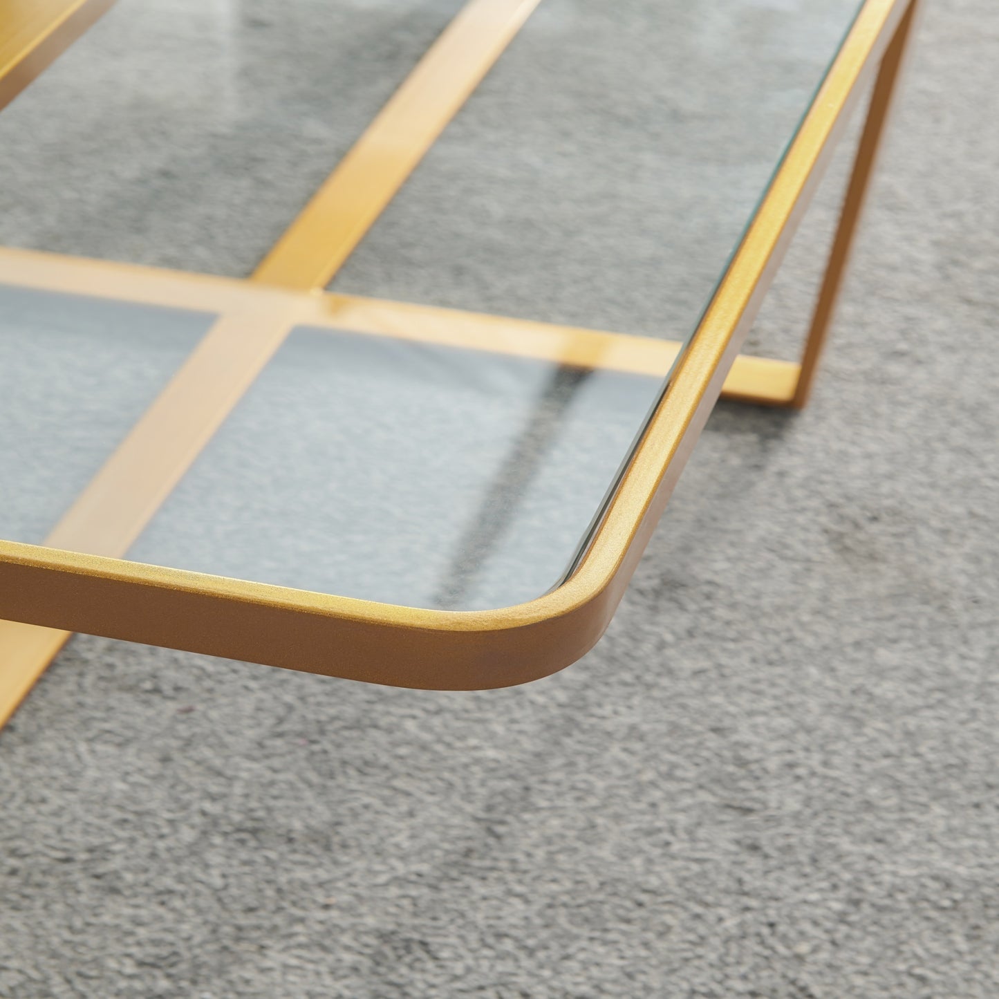 Nexus RectangleCoffee Table - Gold