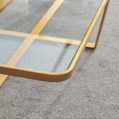 Nexus RectangleCoffee Table - Gold
