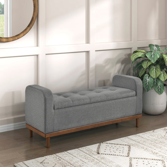 Hutc Lift Top Storage Bench - Gray