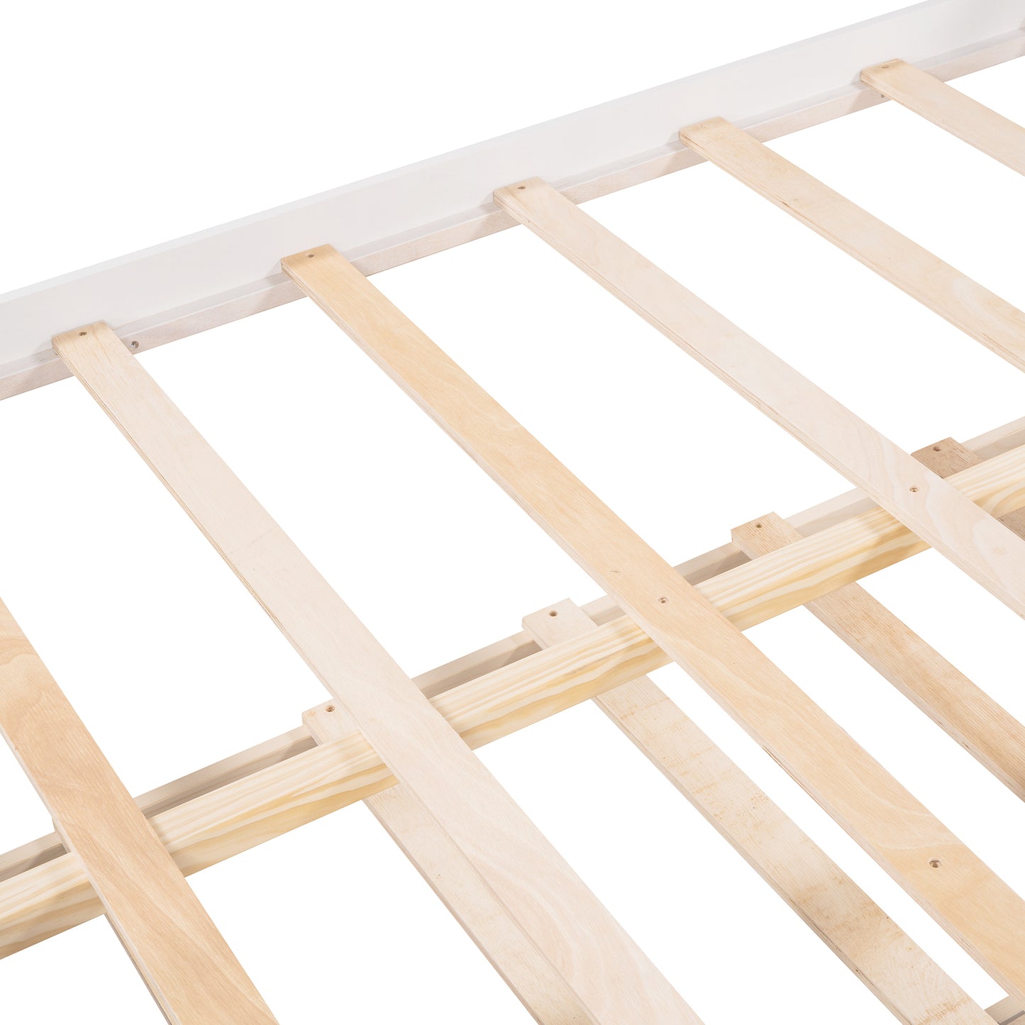 Xander Full Size Daybed with  Twin Size Trundle and Drawers - White