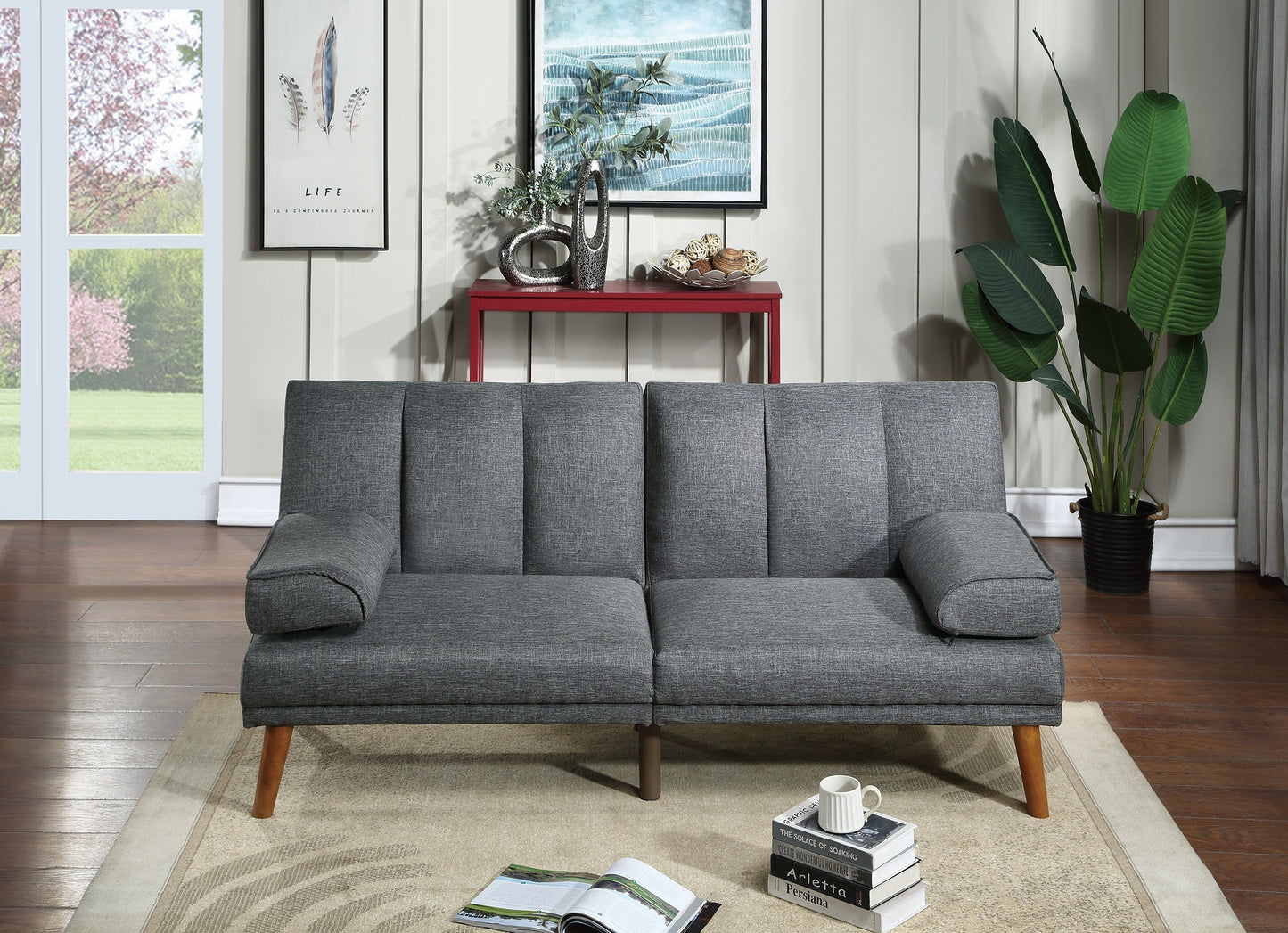 Jensen 2pc Sectional Sofa Set - Blue Grey