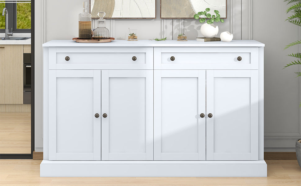Houston 4-Door Sideboard Buffet - White