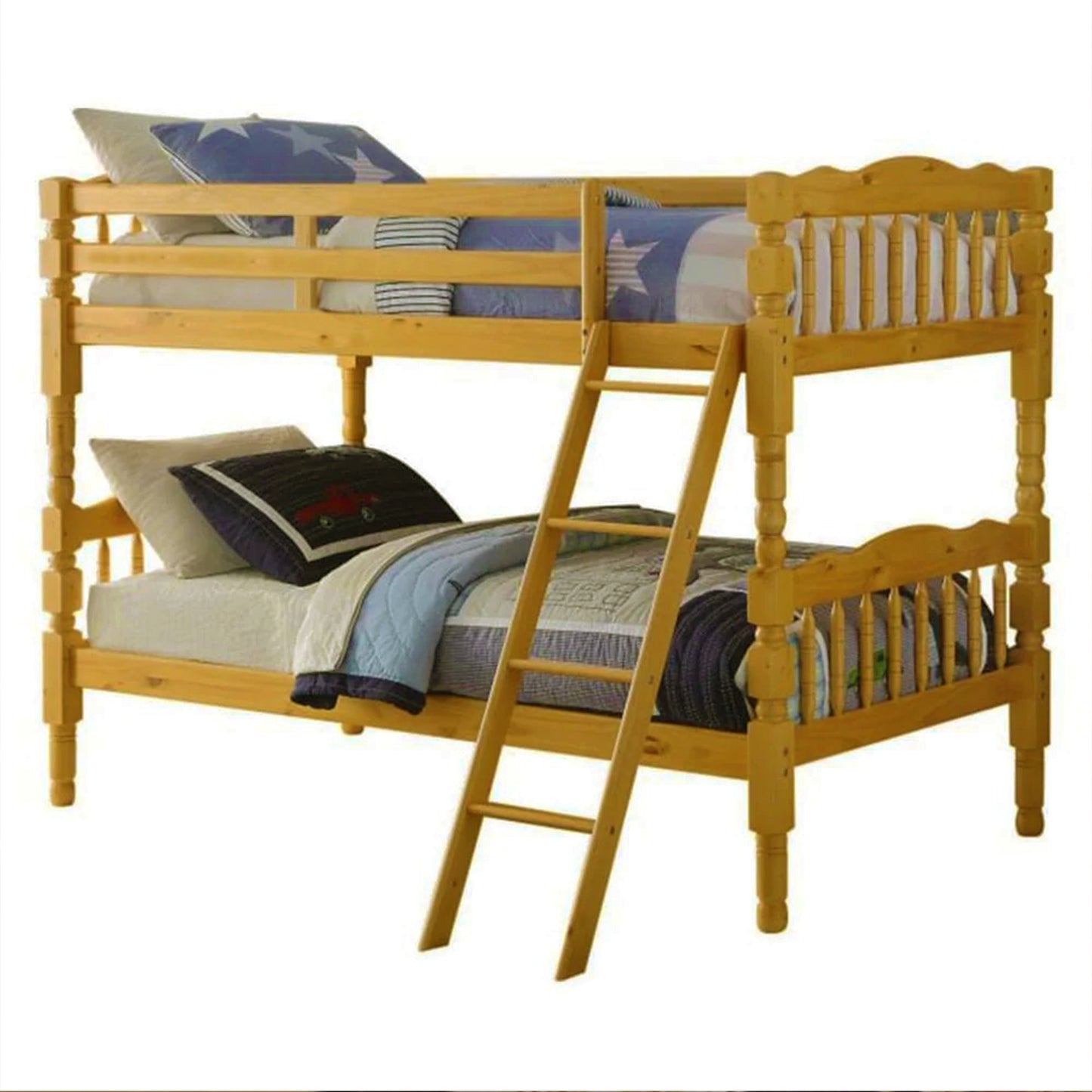 Go Green Woods Charlotte Twin Over Twin Solid Wood Bunk Bed