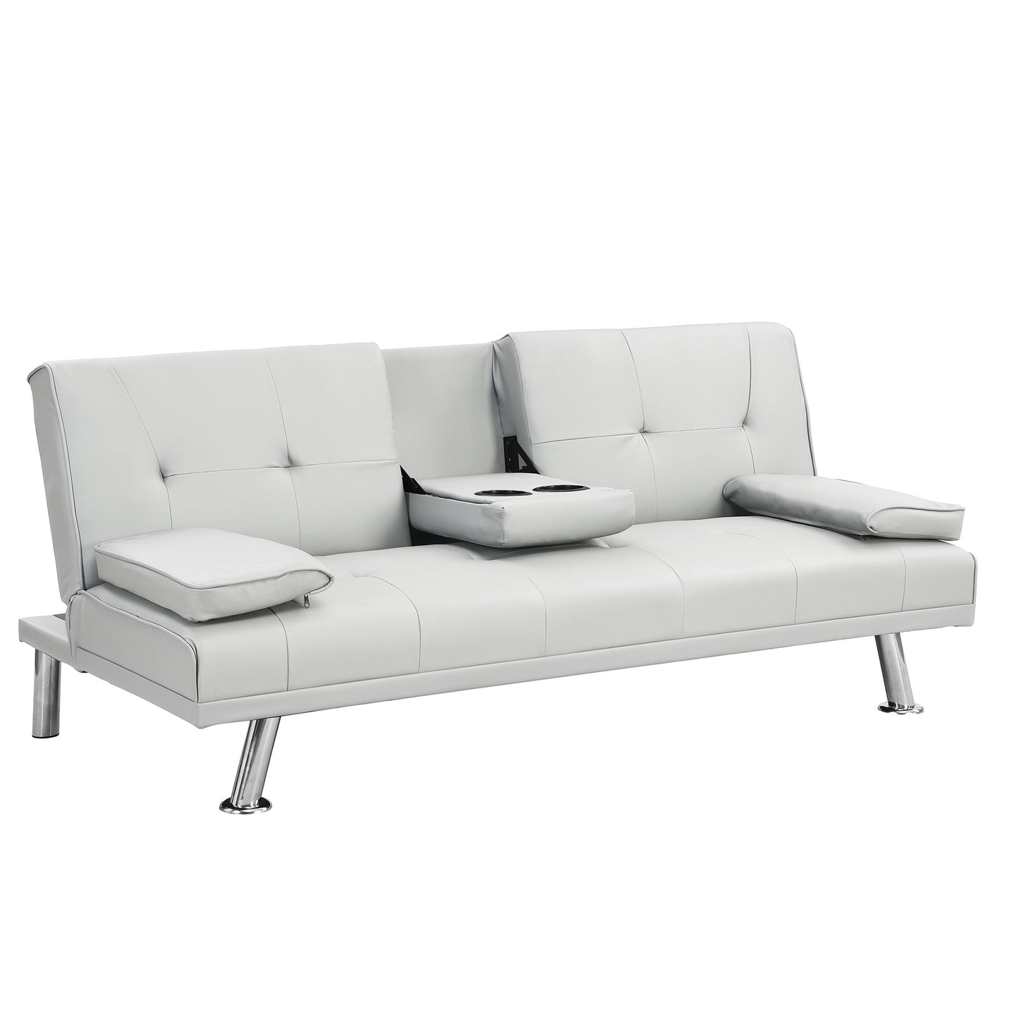 Devo Convertible Sofa Bed  - White