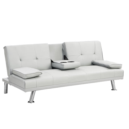 Devo Convertible Sofa Bed  - White