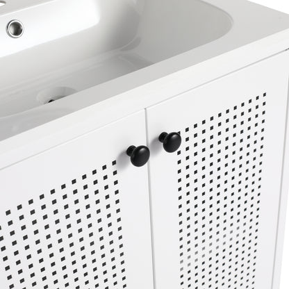 Freestanding Bathroom Vanity With Gel Sink