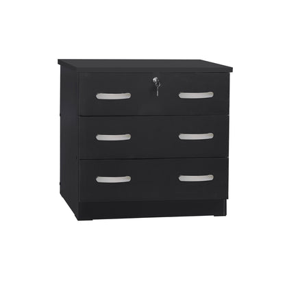 Go Green Woods Cindy Wooden 3 Drawer Chest Bedroom Dresser