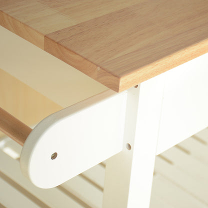 Cruiser Kitchen Island & Kitchen Cart  - White