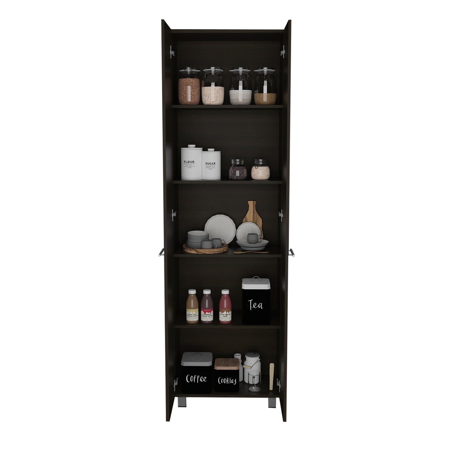 Phoenix Pantry Cabinet - Black