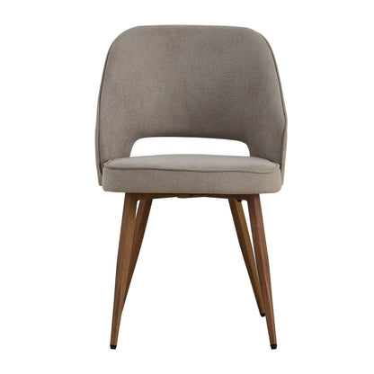 Spencer Dining Chairs with Metal Leg (Set of 4) - Gray