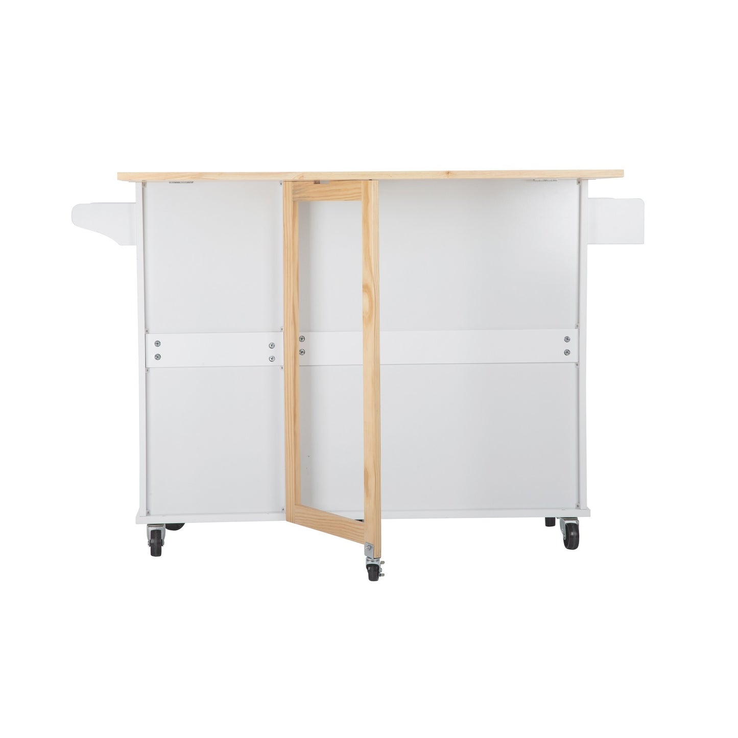 Savvy Kitchen Island & Kitchen Cart - White