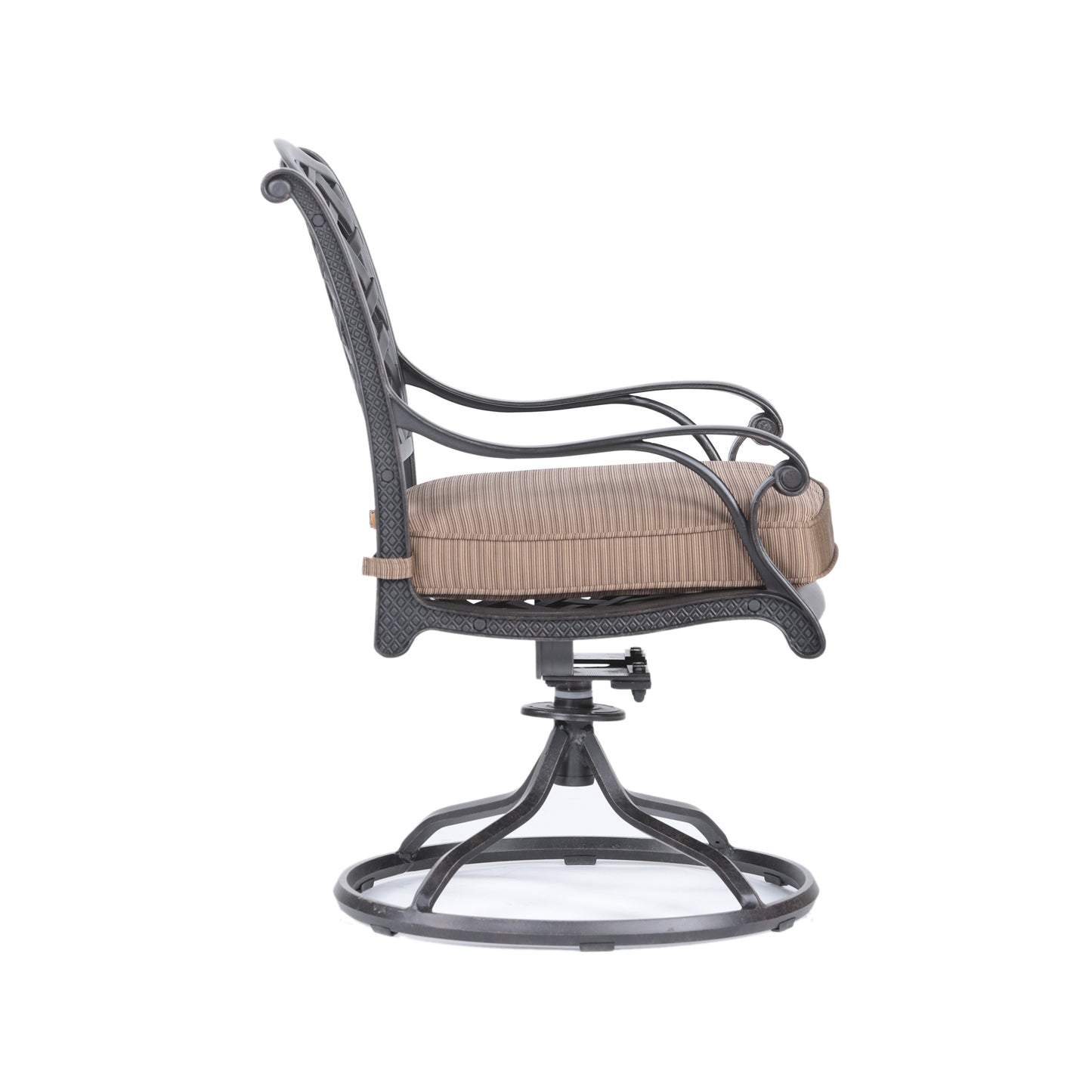 Mico Patio Dining ArmChair With Cushion (Set of 2) - Brown