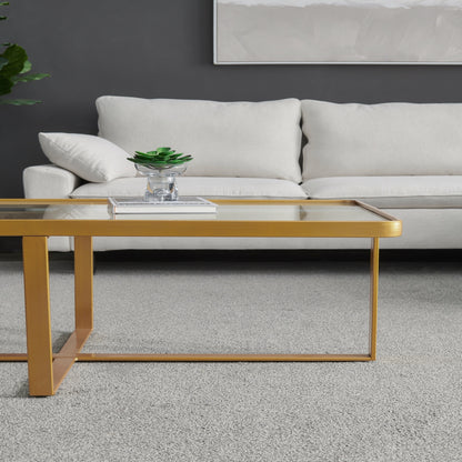 Nexus RectangleCoffee Table - Gold