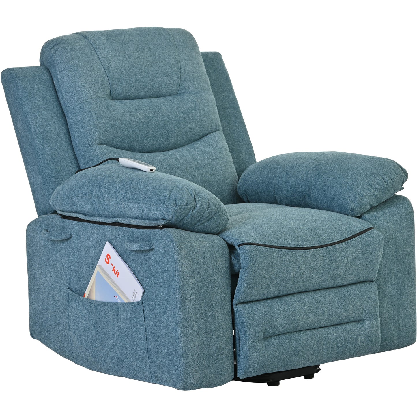 Celestial Power Lift Massage Recline Chair - Blue